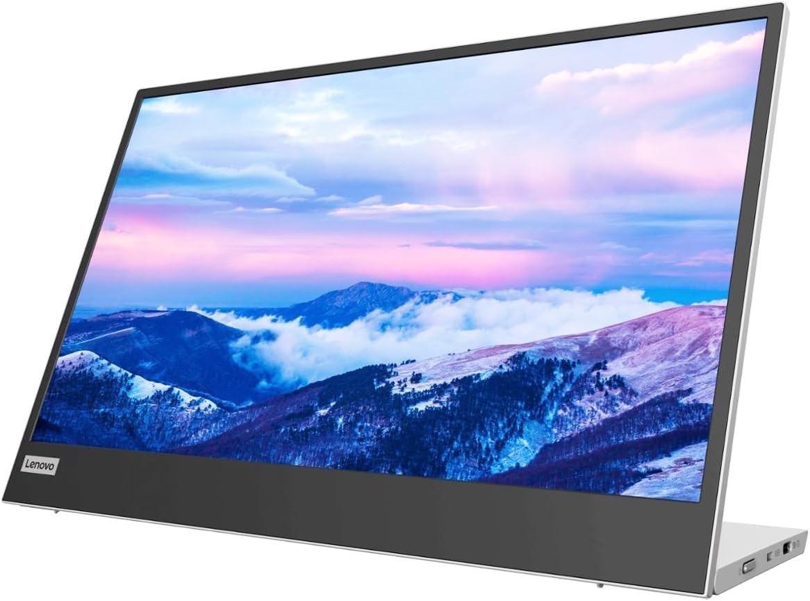 Lenovo L15 Portable Monitor 15.6 inch FHD IPS USB-C 250 nits Height-Adjustable