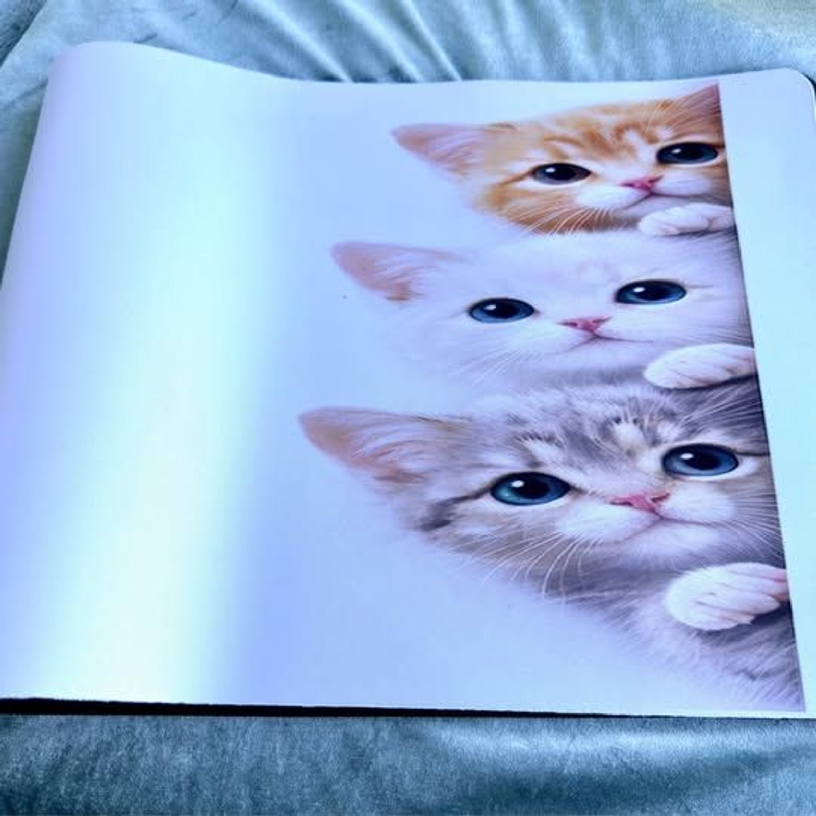 Cute Kitten XXL Gaming Mouse Pad / Extended Desk Mat 31” x 12”