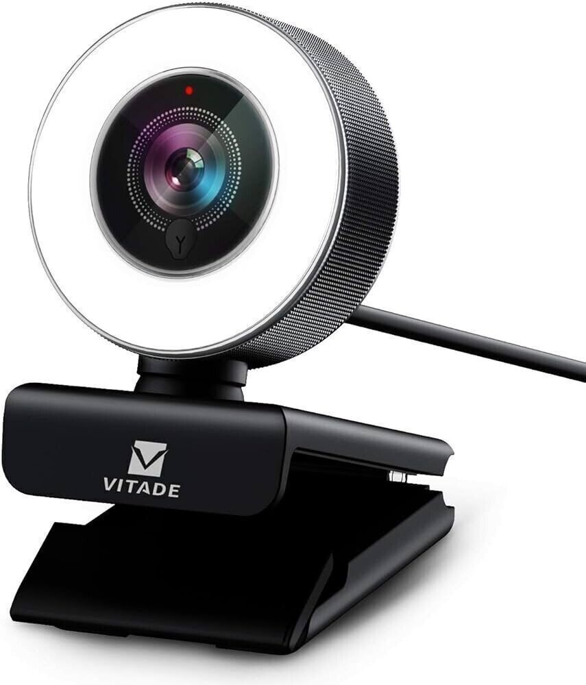 VITADE PC/MAC Webcam Streaming Full HD 1080P, 960A USB Pro Computer Web Camera