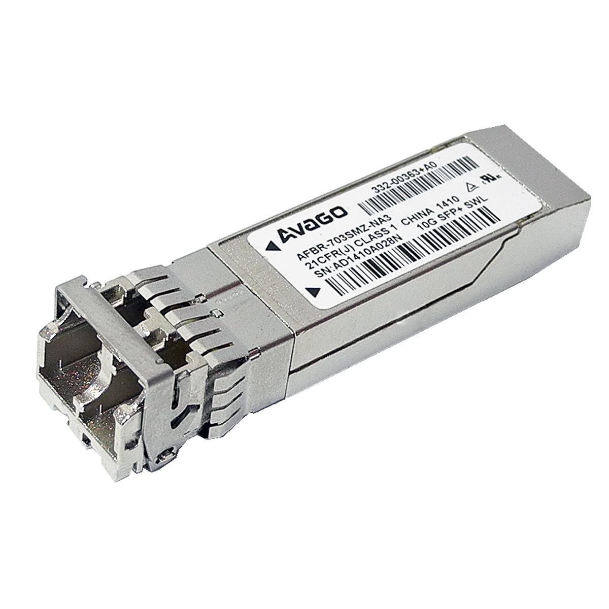 AVAGO AFBR-703SMZ-NA3 10Gb FC SFP+ SW 850nm Transceiver NA P/N 332-00363+A0