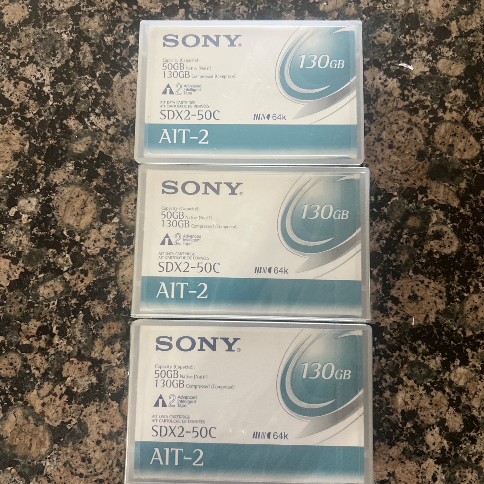 Sony SDX2-50C AIT-2 3 Pack 