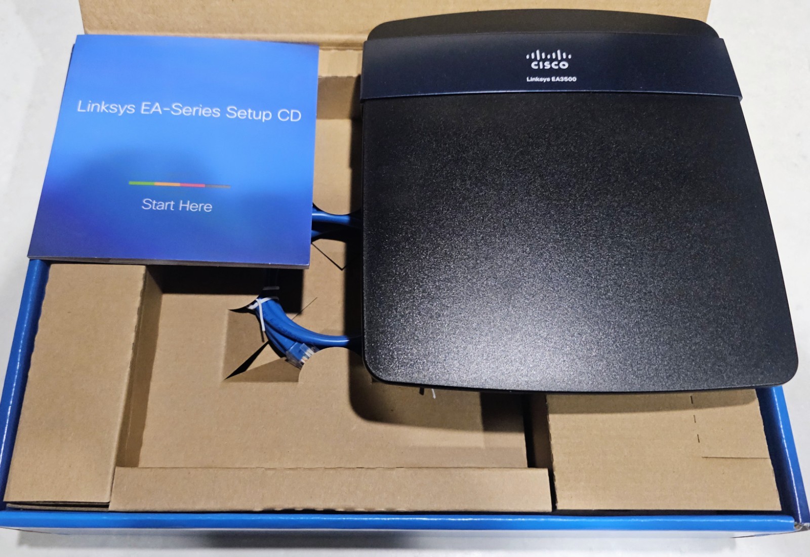 New Linksys EA3500 N750 Dual-Band Smart Wi-Fi Router (4 Gigabit Ethernet ports)