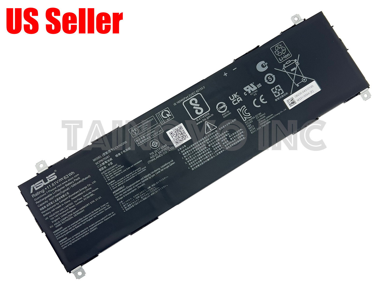 Genuine C31N2205 Battery for Asus Chromebook Vibe CX34 Flip CX3401FBA CM3401FFA