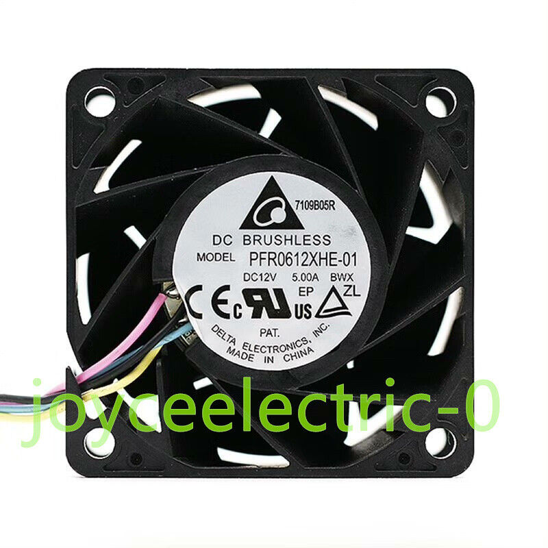  Brand New  PFR0612XHE-01 6038 12V 5.00A 60*60*38mm  Cooling Fan Fastshipping