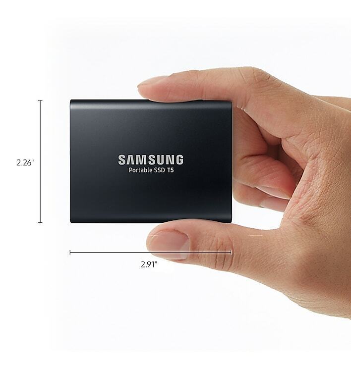 NEW Samsung T5 mSATA to USB Type-C Metal Enclosure Many Colors - (No SSD inside)