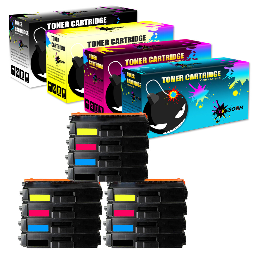 12 x Toner Cartridge fits Brother TN-336 TN336 HL-L8350CDW MFC-L8850CDW L8600CDW
