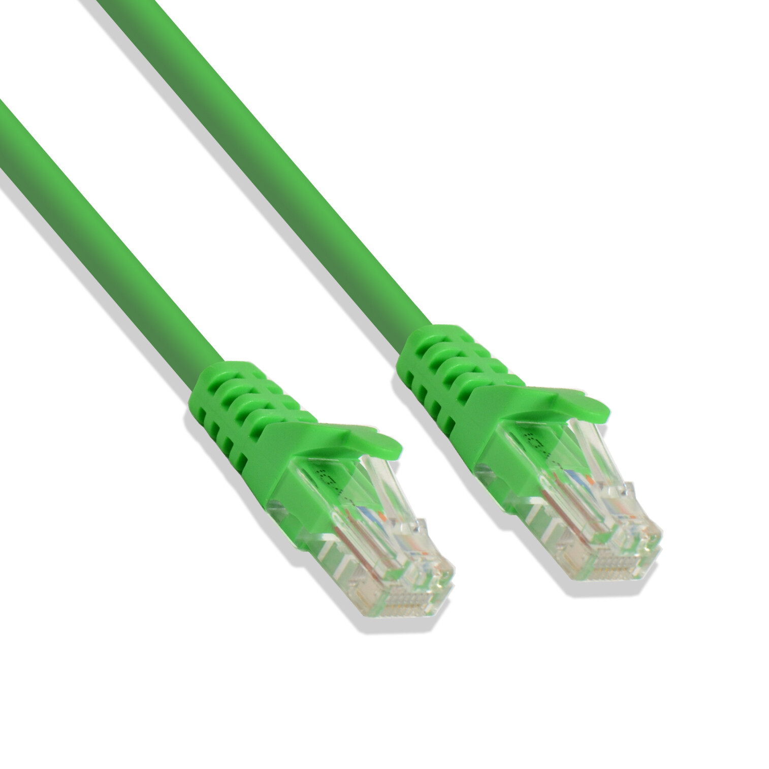 Green 7-foot premium Cat5e Patch LAN Ethernet Network Cable (10 Pack)