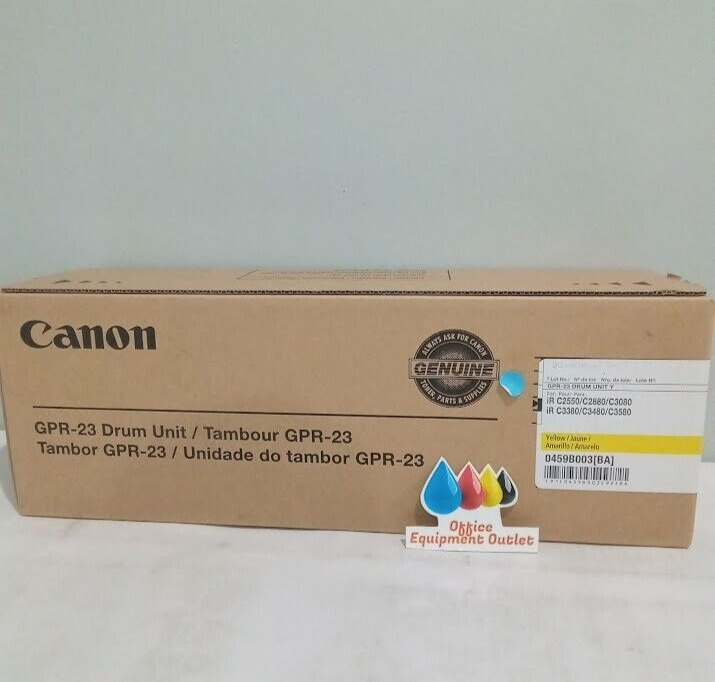 Canon 0455B003AA GPR-23 Yellow Toner Cartridge