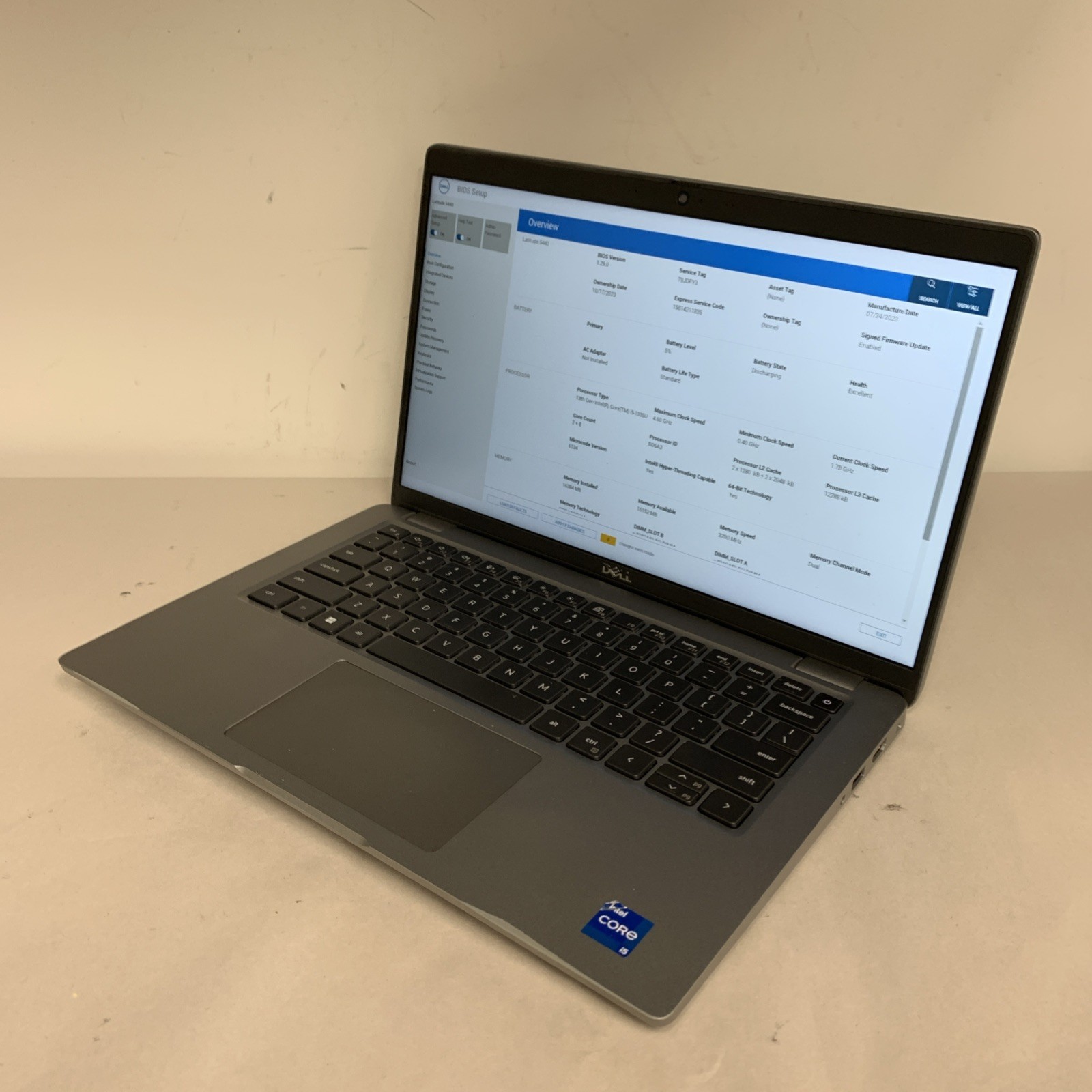 Dell Latitude 5440 14" i5-1335U 16GB RAM NO SSD | READ DESCRIPTION