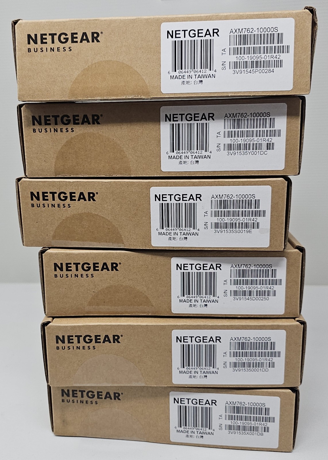 Netgear Prosafe 10GBase-LR Transceiver Module 10 Gigabit AXM762-10000S Lot Of 6