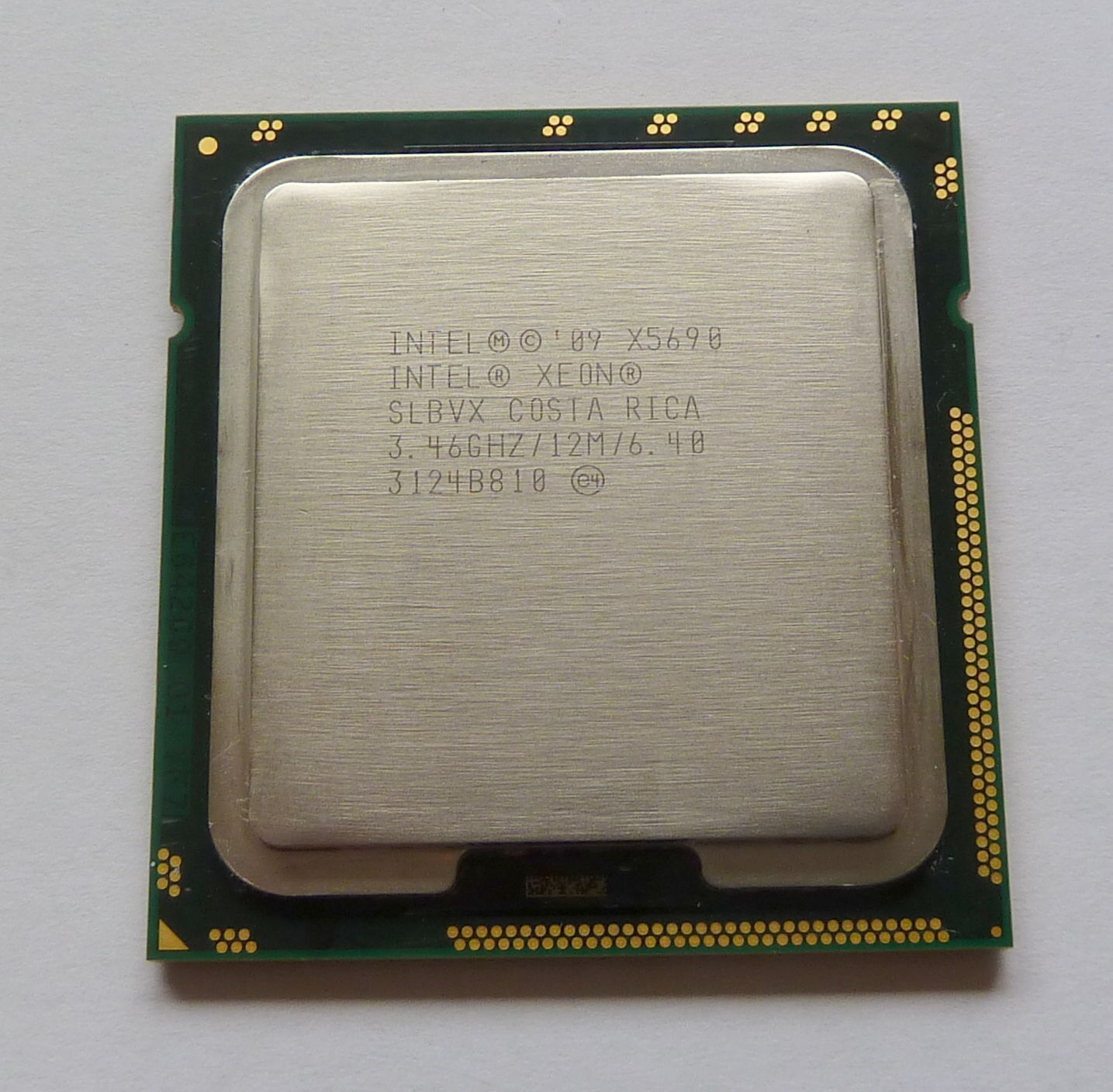 Intel Xeon X5690 3.46GHz 6.4GT/s 12MB 6-core 1333MHz SLBVX processor