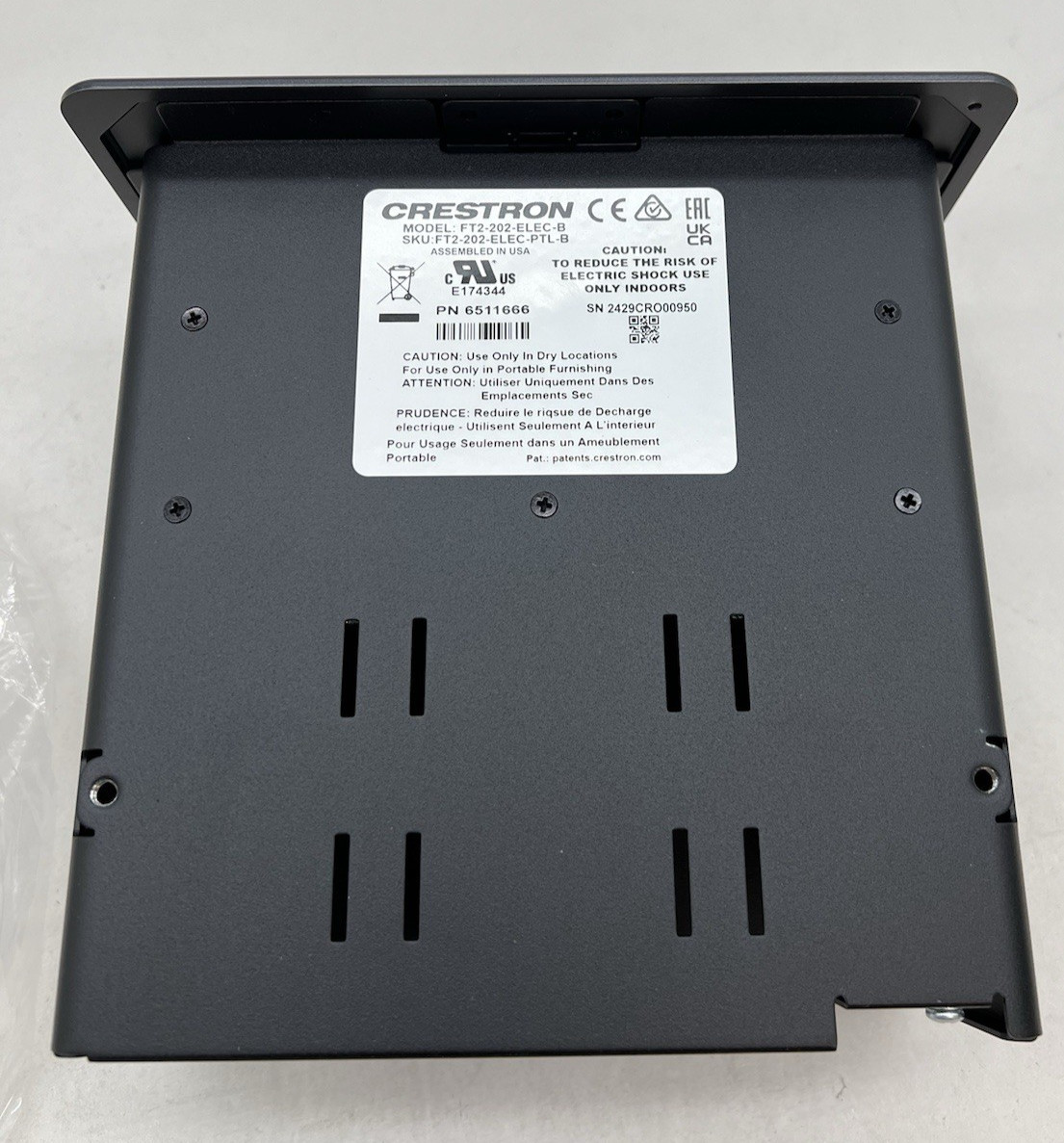 Crestron FT2-202-ELEC-B (NEW NO BOX)