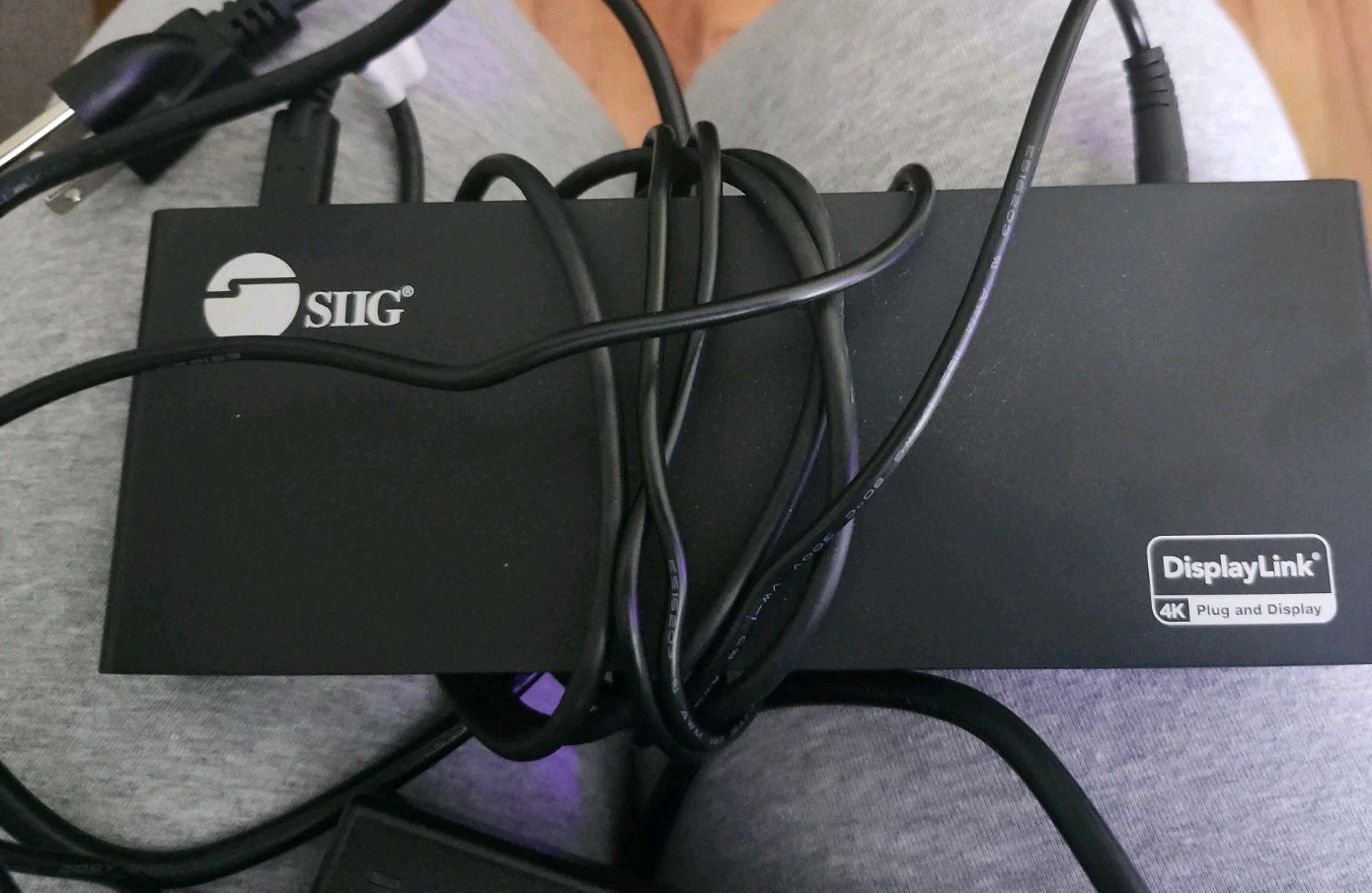 SIIG JU-DK0811-S1 USB 3.1 Type-C Dual 4K Docking Station Brand New /Wo box