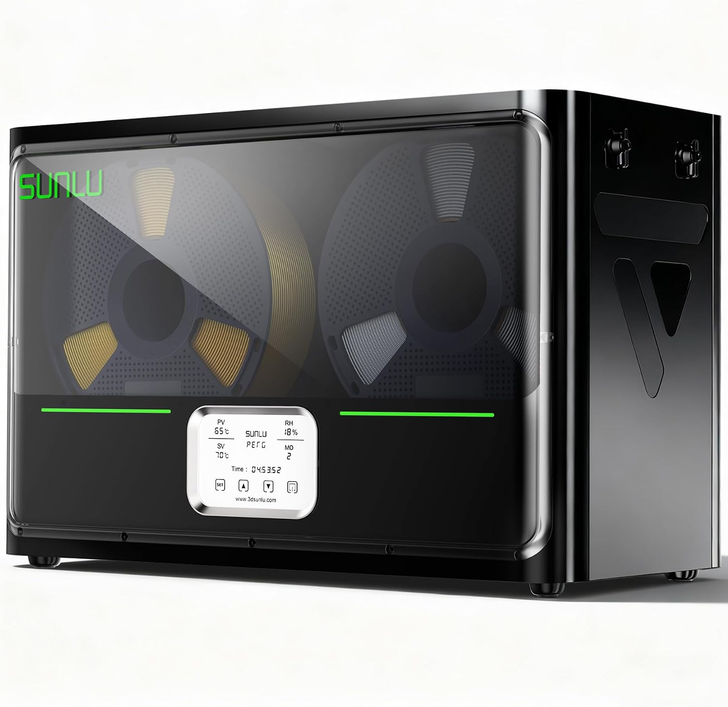 Official Filament Dryer S4, for Nylon TPU PLA PETG ABS, (Black)