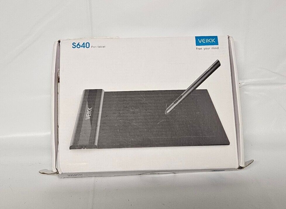 Veikk S640 6x4 inch Digital Drawing Pen Tablet with  Stylus Pen