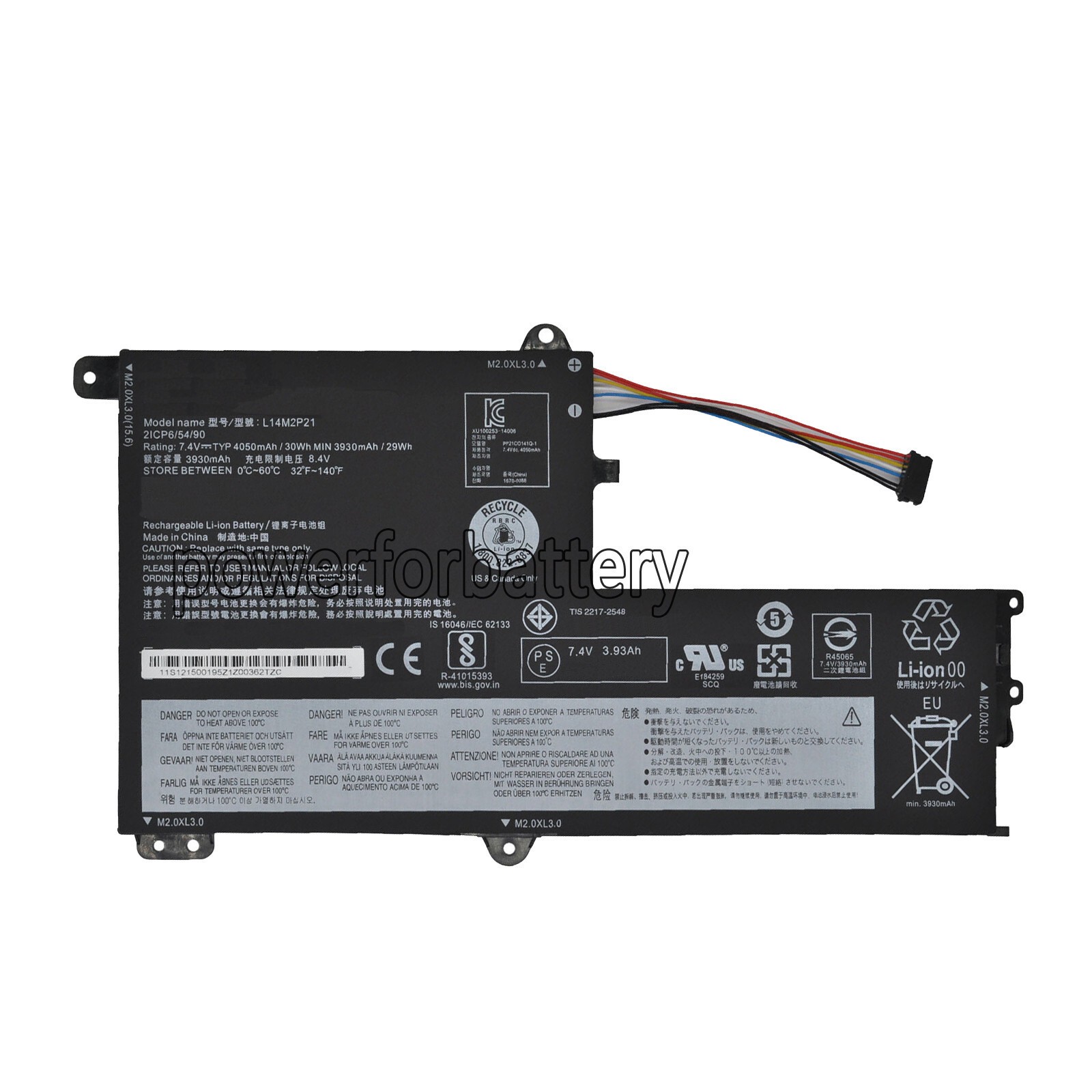 Battery For Lenovo IdeaPad 330S 330S-14AST 330S-14IKB GTX1050 -L14M2P21 L14L2P21