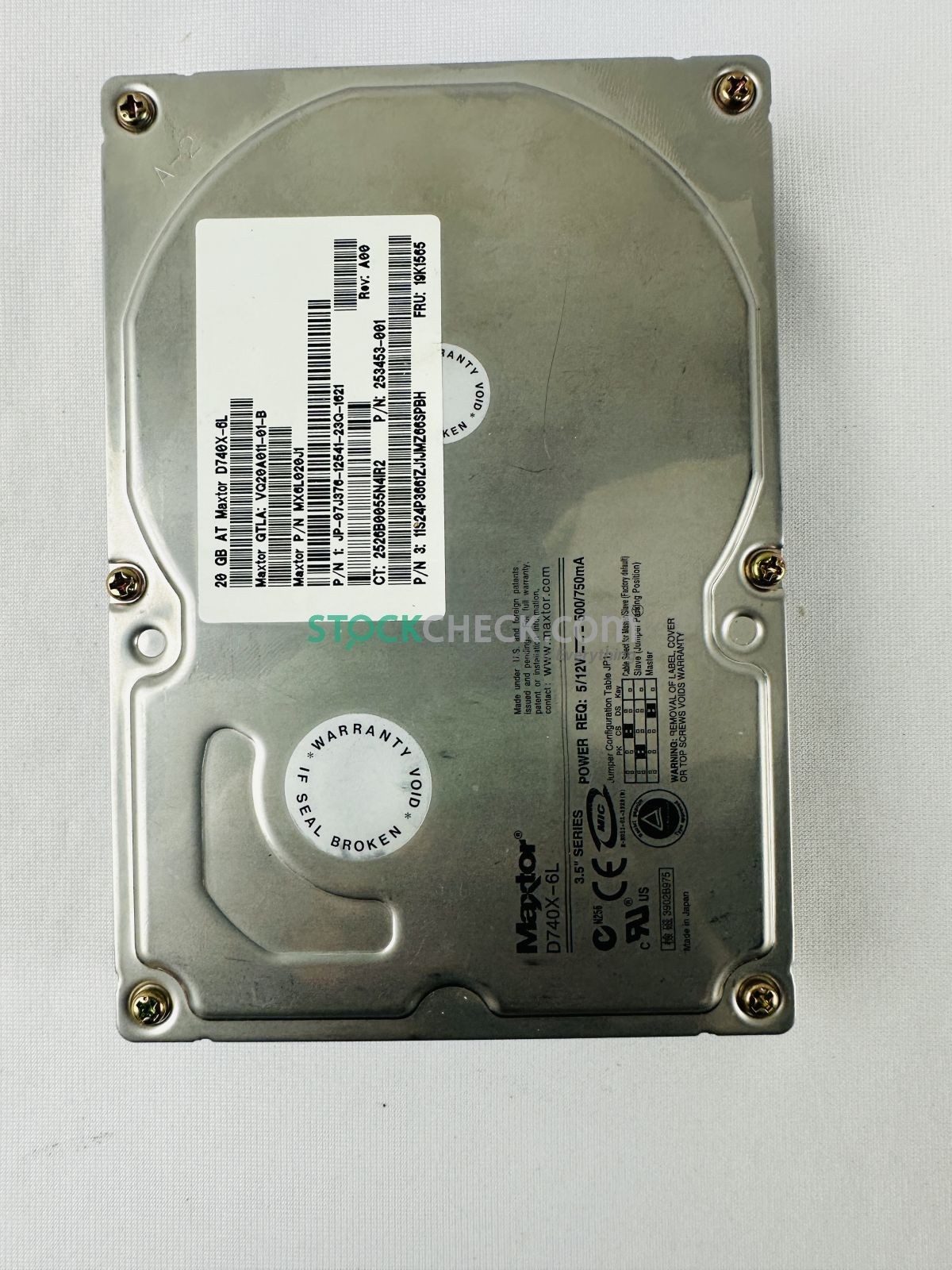 Maxtor D740X-6L MX6L020J1 Hard Disk Drive