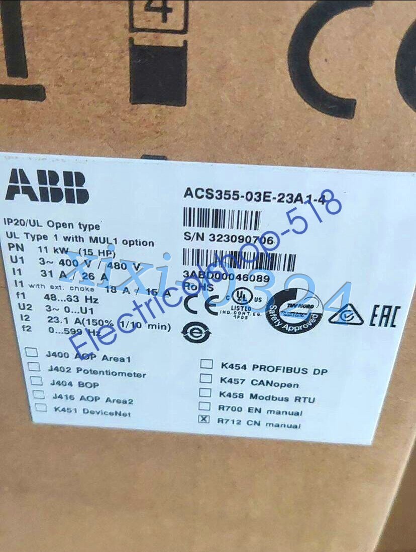 1pcs NEW ABB ACS355-03E-23A1-4 frequency converter DHL/FedEx