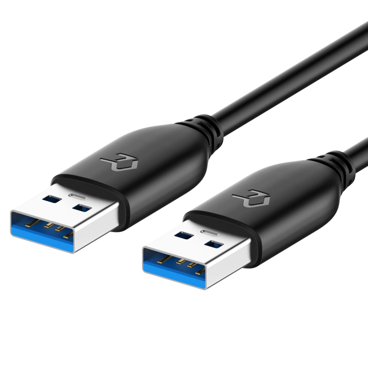 Rankie 6ft USB 3.0 Type A to Type A Male to Male High Speed Data Cable - Black