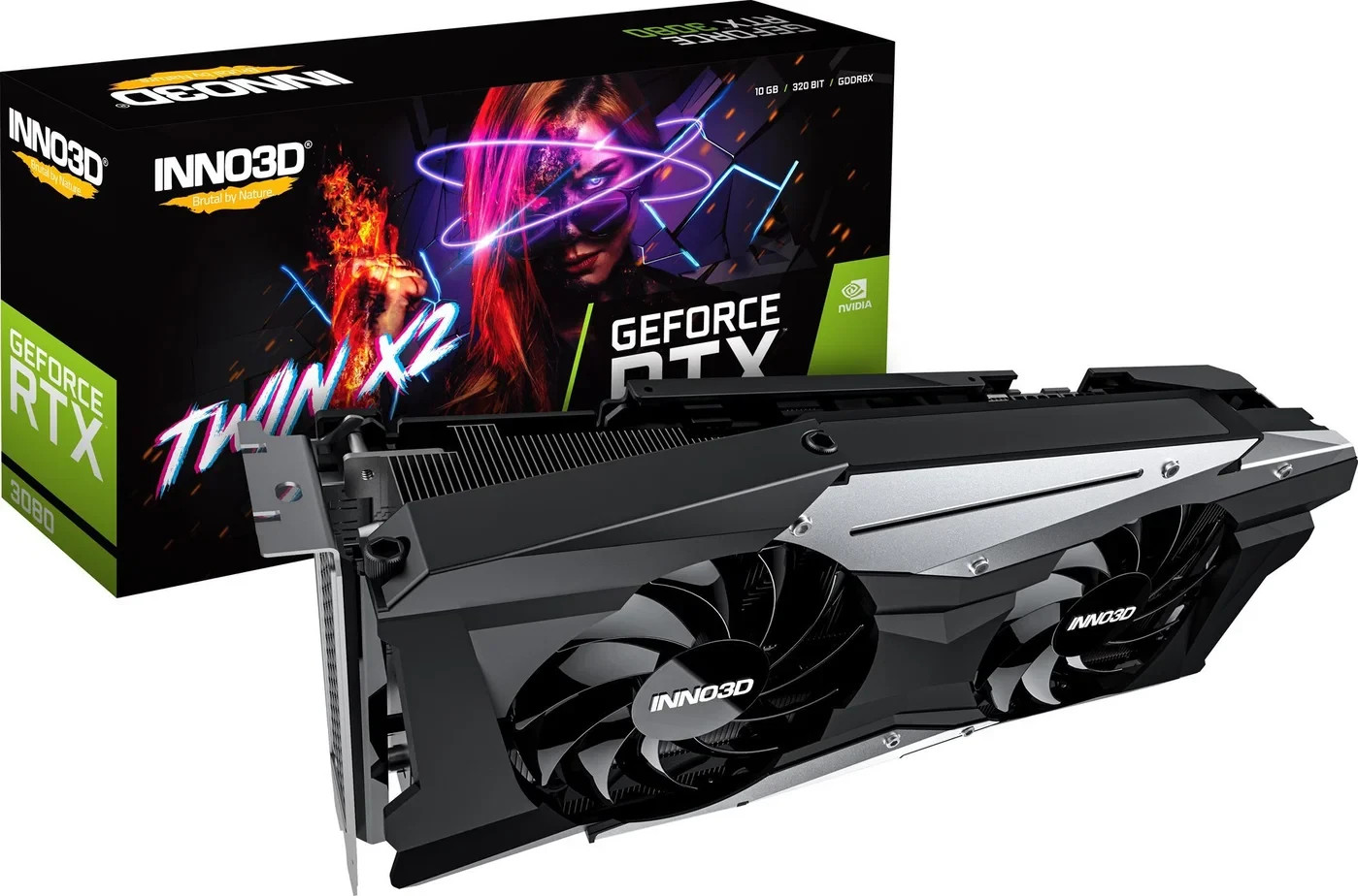 INNO3D GeForce RTX 3080 TWIN X2 OC LHR - USED