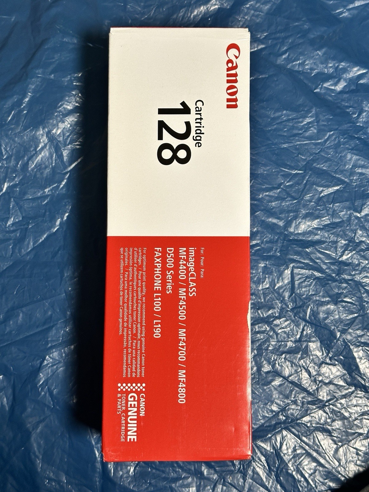 Canon Genuine 128 Black Toner Cartridge