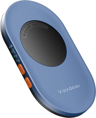 Vaydeer Ultra Slim Mouse Mover, Air 3 Jiggler with Adjustable Dark Blue
