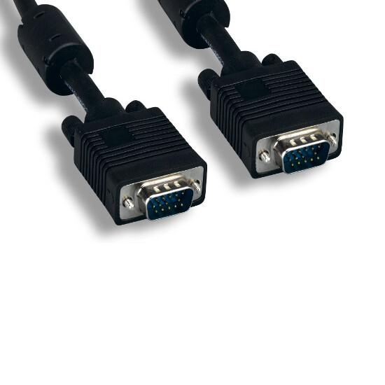 KNTK 100' SVGA Video Cable 28AWG HD15 15Pin for TV PC Monitor Display Projector