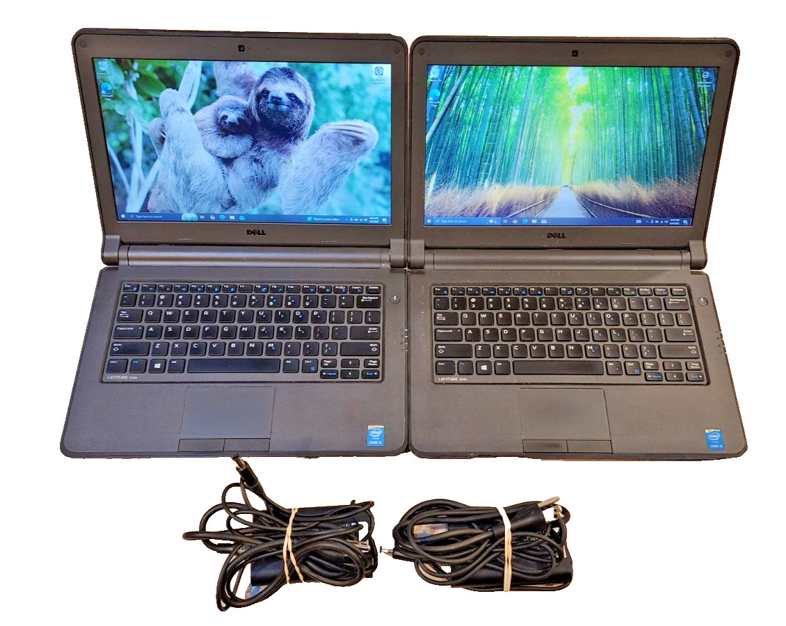 2x Lot Dell Latitude 3340 13.3" Intel Core i5-4210U 8GB RAM 128GB SSD Windows 10
