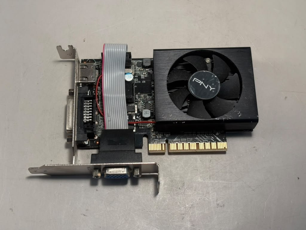 PNY GeForce GT 710 2GB GDDR5 Low Profile Video Graphics Card HDMI / DVI