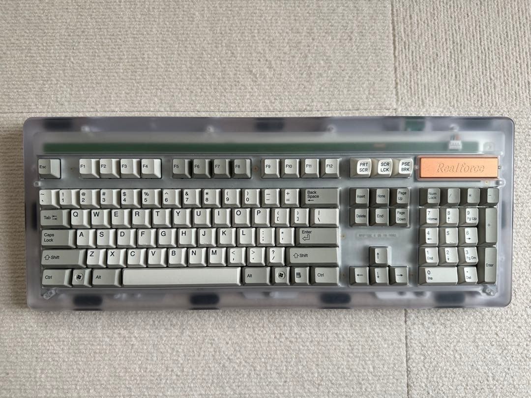 Sho 10X Custom Realforce R1 104 Full Size Keyboard Aluminum Case Topre Built PC
