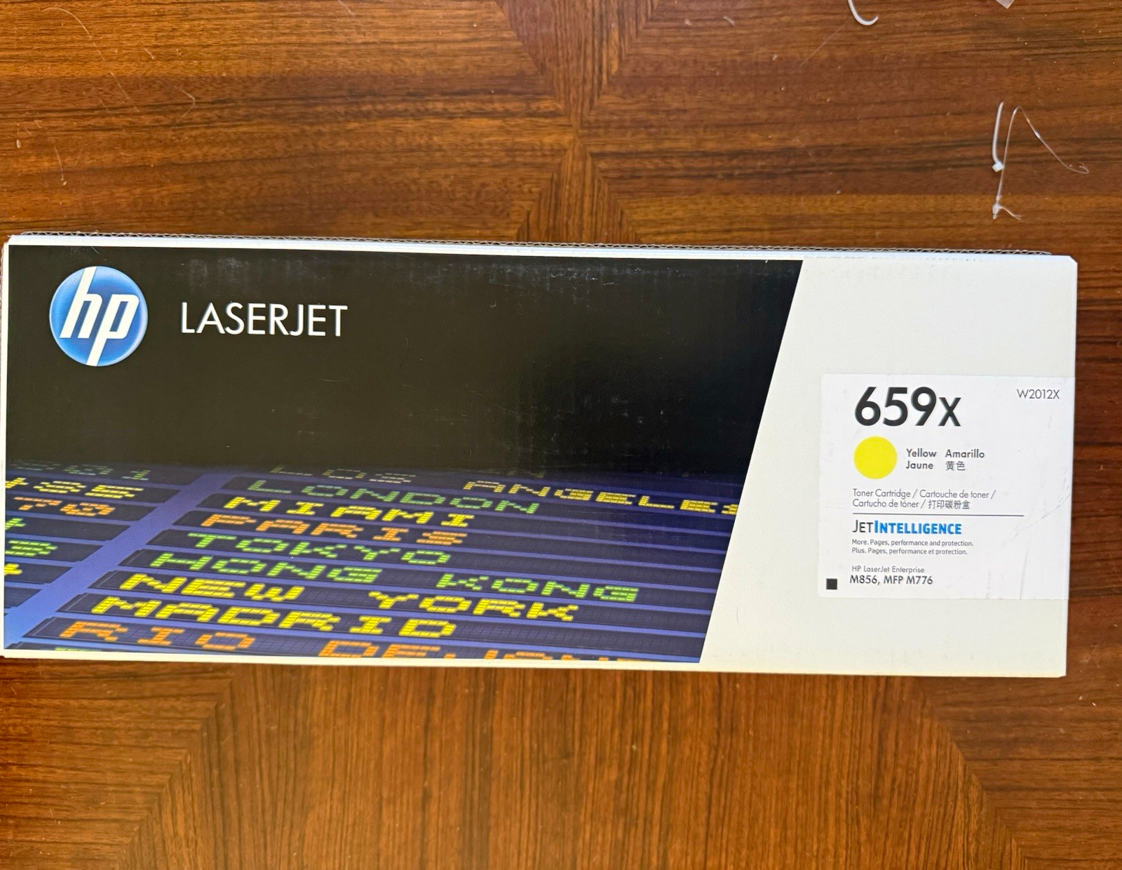 New HP Genuine Original 659X Yellow LaserJet Toner Cartridge W2012X
