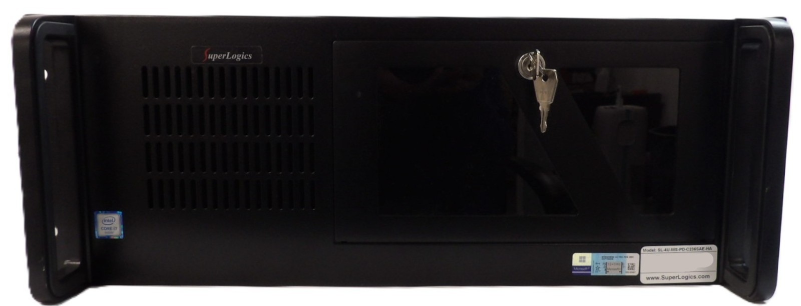 SuperLogics SL-4U-WS-PD-C236SAE-HA Rack Mount Server PC Working