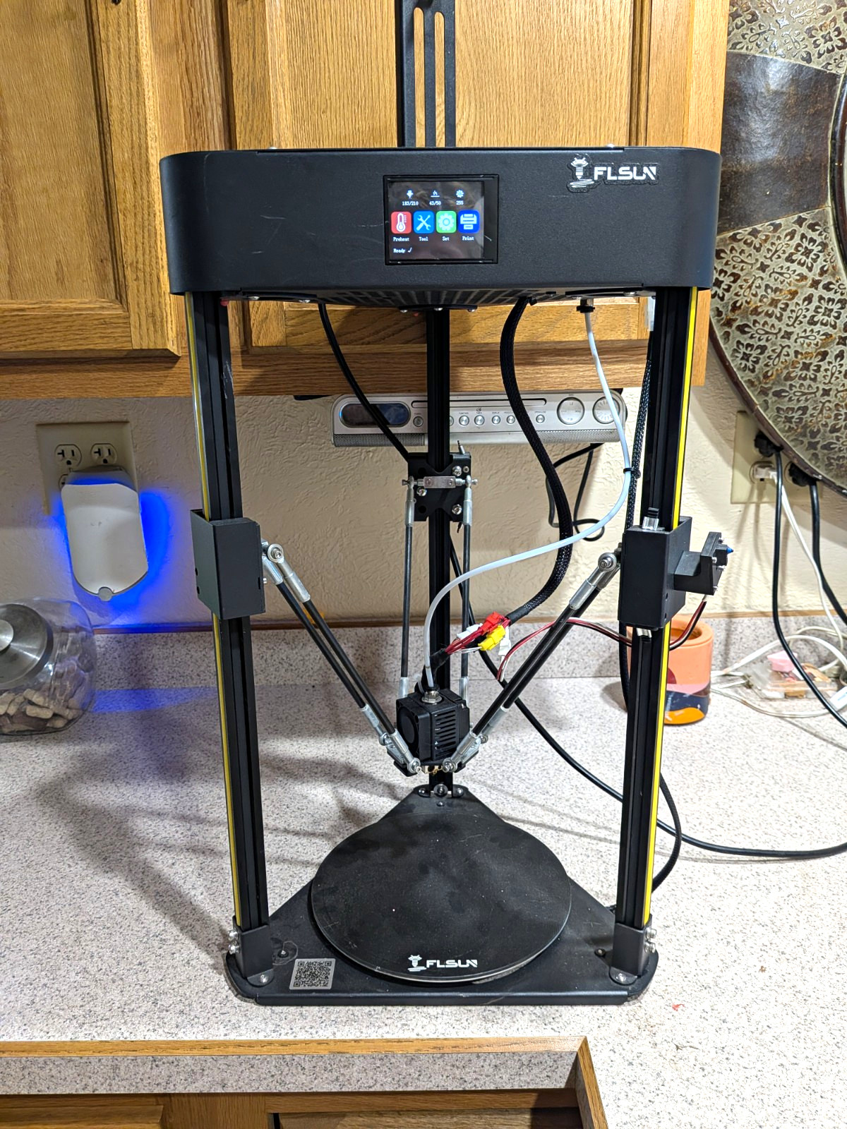FLSUN QQ-S Delta FDM 3D Printer 200x200mm Touchscreen USB SD