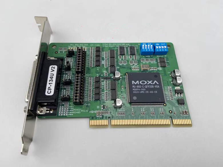 MOXA CP-134U V2 4-port RS-422/485 PCI multi-serial card 