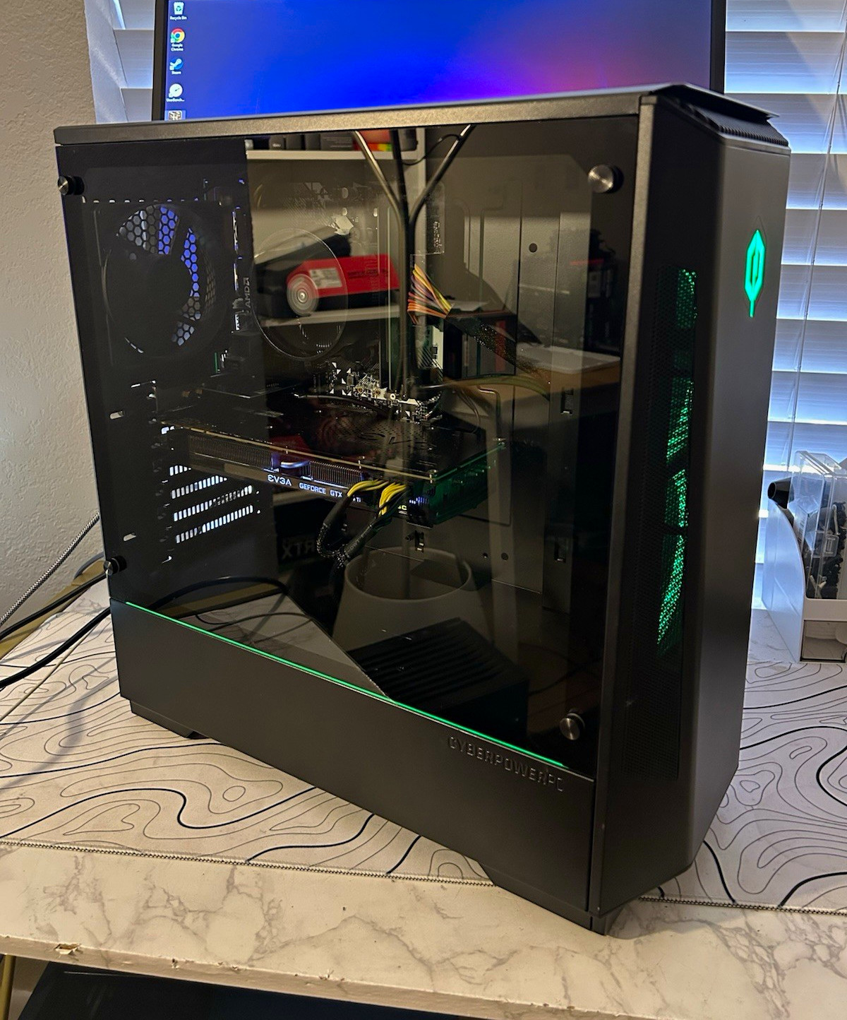 CyberPowerPC Ryzen 3 2300X GTX 980 Ti 16GB 480GB SSD RGB Tower Black