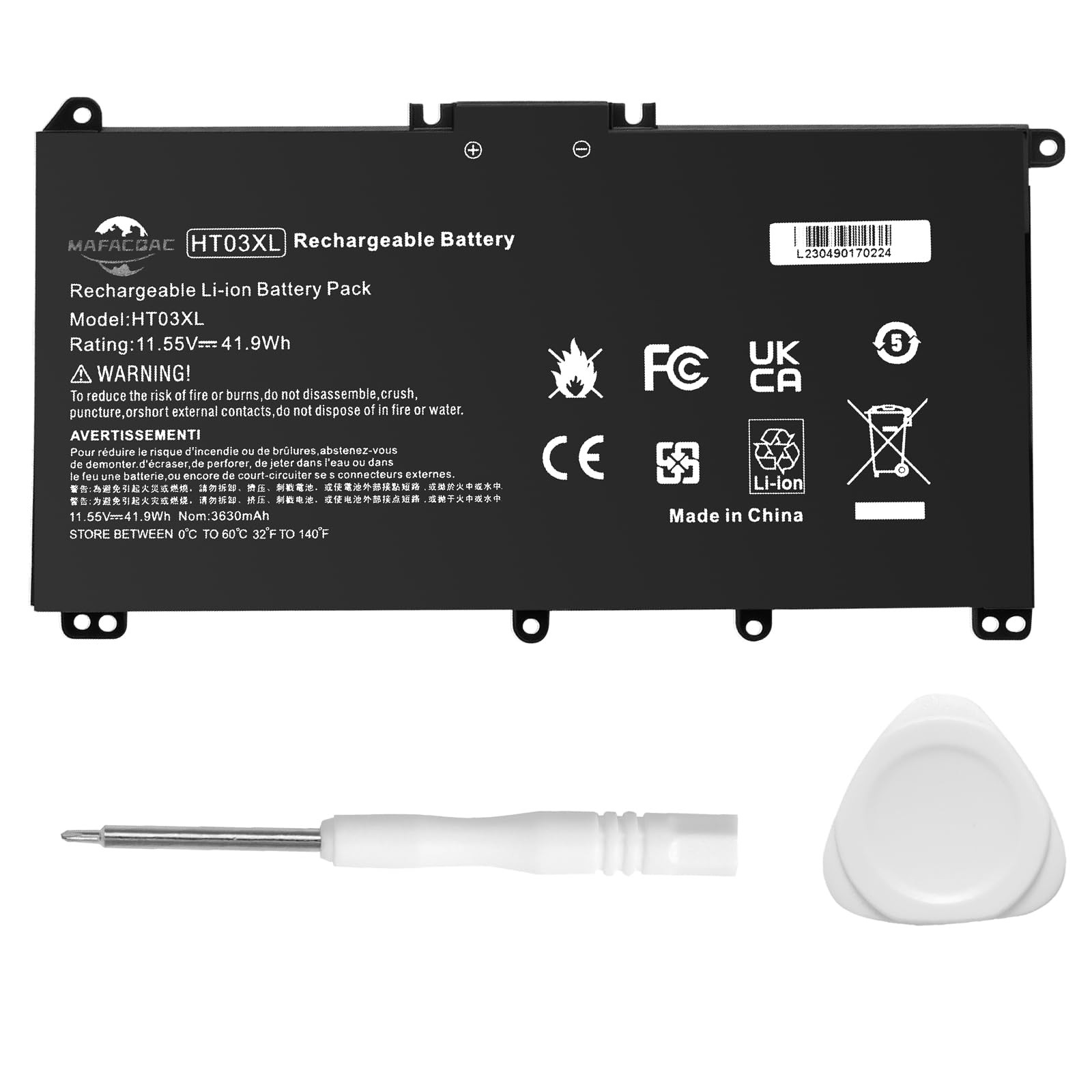 HT03XL Battery for HP L11119-855: HTO3XL Laptop Battery Replacement for HP Pa...