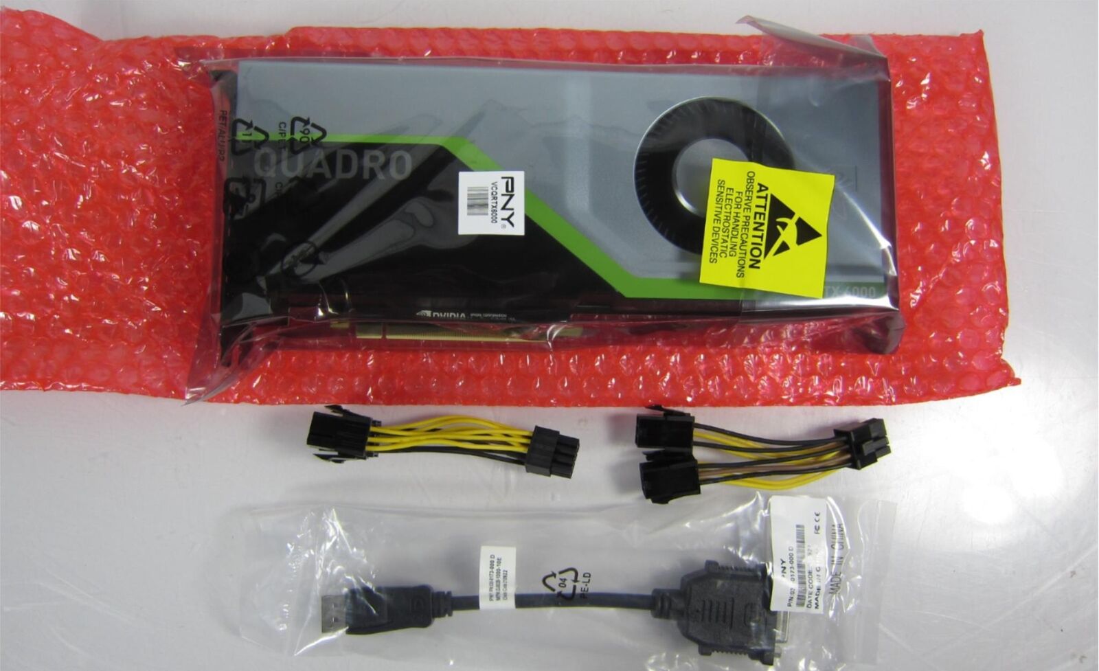 Nvidia Quadro RTX6000 GPU 699-5G150-0510-508 VCQRTX600 24GB GDDR6 PCIe 3.0X16
