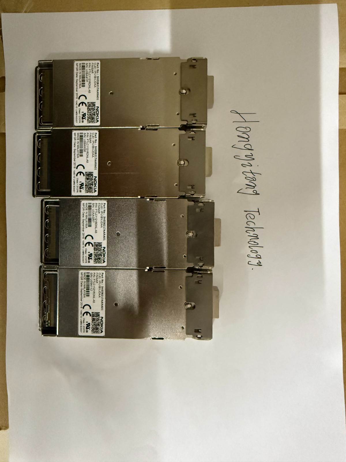 NOKIA 3HE08217AARA01 IPUIBVJDAA 100GBASE-LR4 10km LC CFP2 Transceiver Finisar