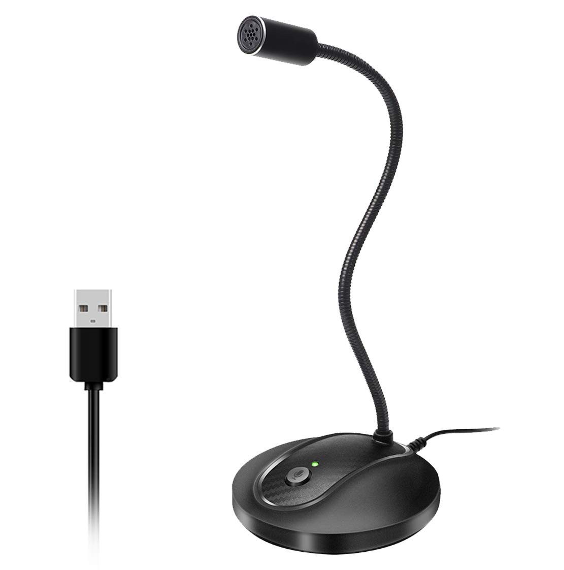 JOUNIVO USB Microphone, 360 Degree Adjustable 1 x 0.33 x Feet, JV-601