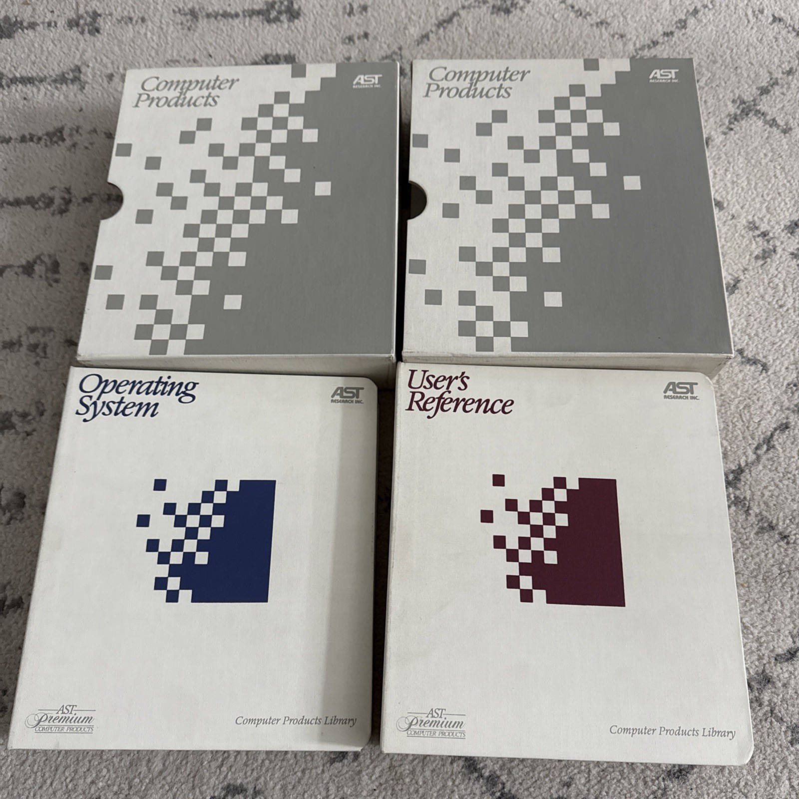 Lot 2 AST Research Inc Computer Operating System MS-DOS + Users Reference Manual