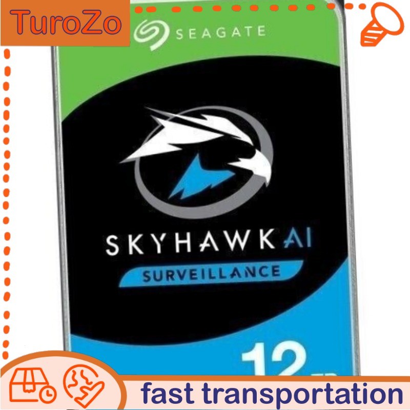 NewSeagate SkyHawk AI ST12000VE0008 12TB 7200RPM SATA 6.0GB/s 256MB 3.5" Hard