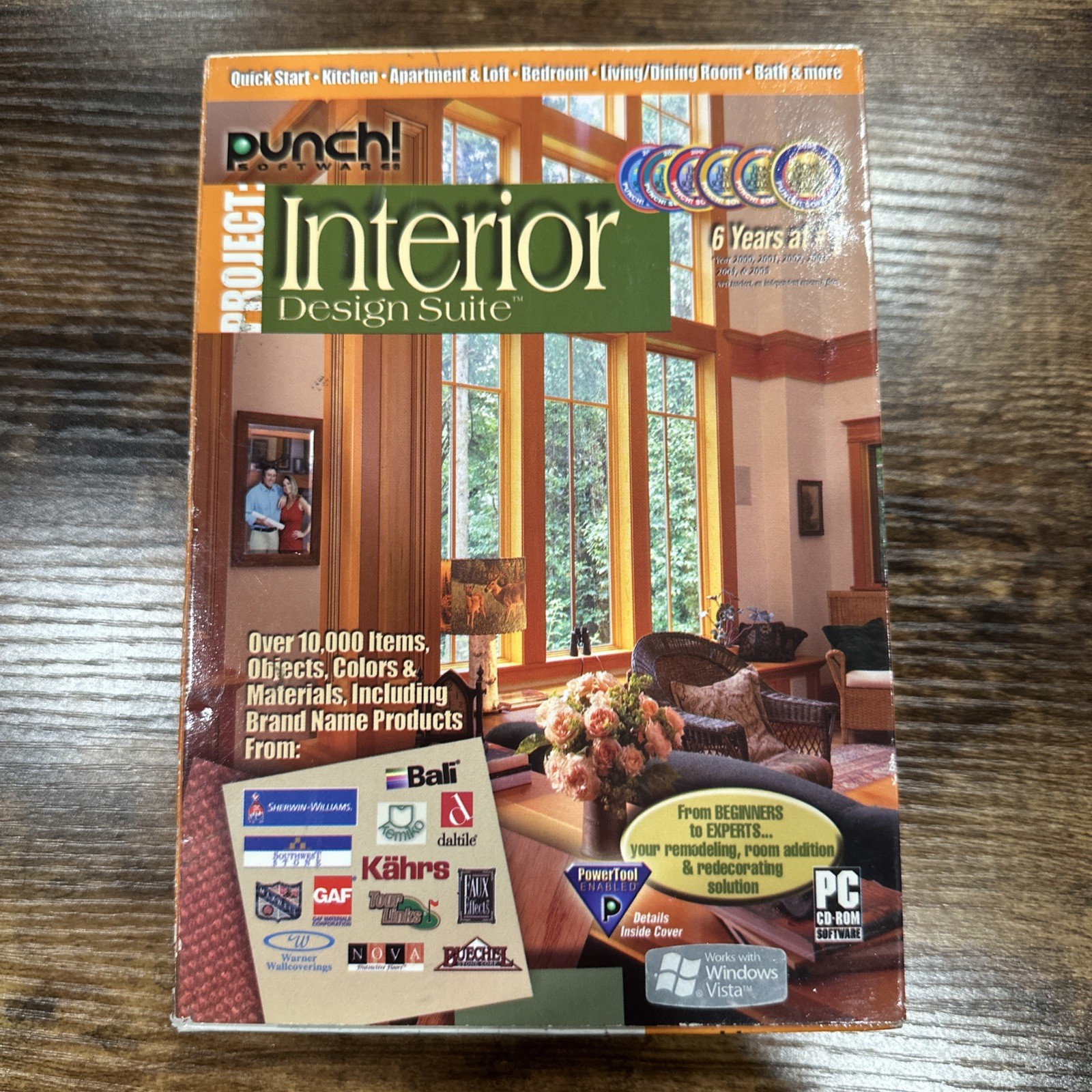 Punch Software Project Interior Design Suite (PC, 2005)-New-Sealed