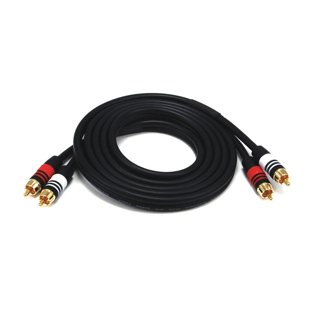 MONOPRICE 2864 A/V Cable,2 RCA M/M, 6ft 14X090