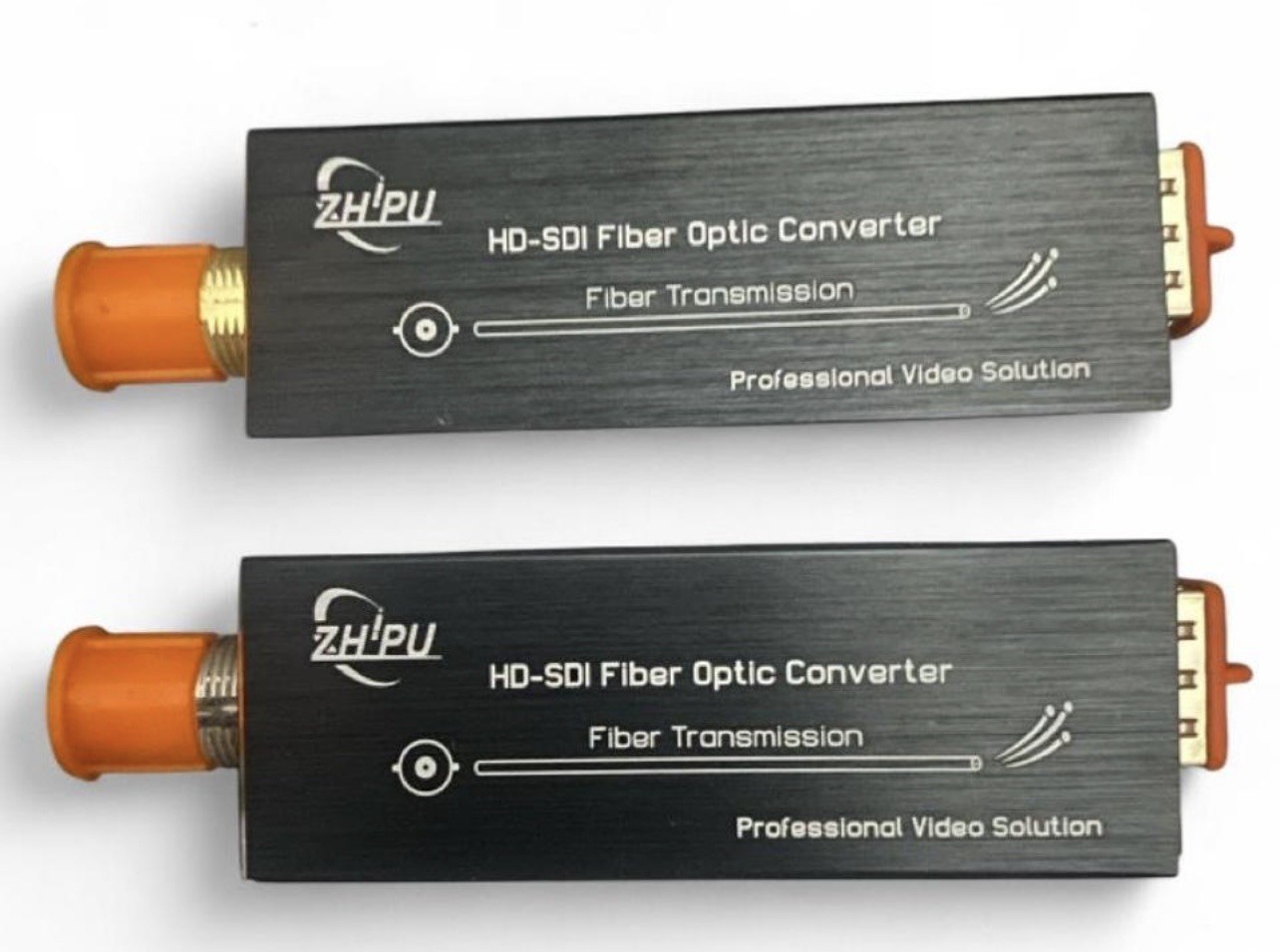 HD-SDI Over Fiber Converter 1080P&30HZ, Mini SDI Fiber Extender Single-Mode 2...