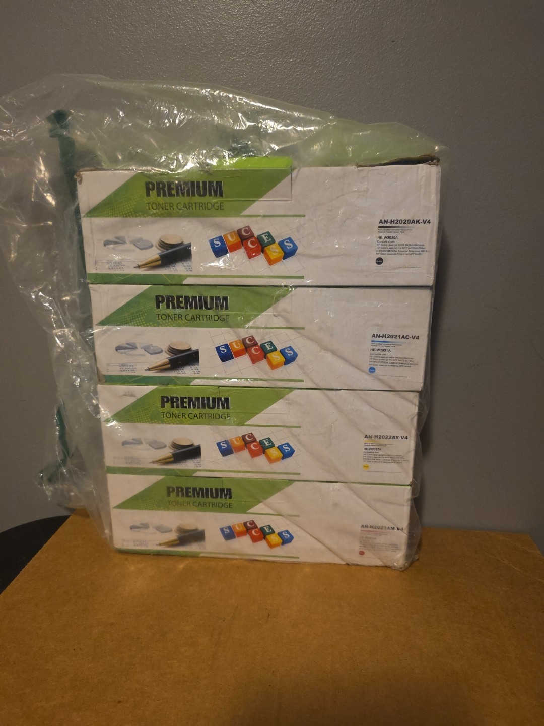 Premium Toner Cartridge Canon 4 pack AN-C0055AY AN-C0055AM AN-C0055AK AN-C0055AC