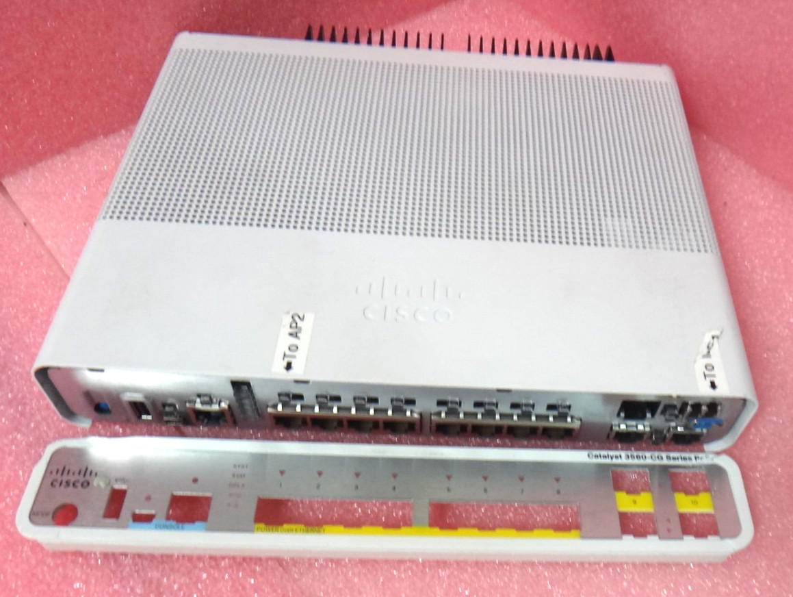 Cisco WS-C3560CG-8PC-S Catalyst 3560C Switch 2 x Dual Uplink, IP Base SEE NOTES