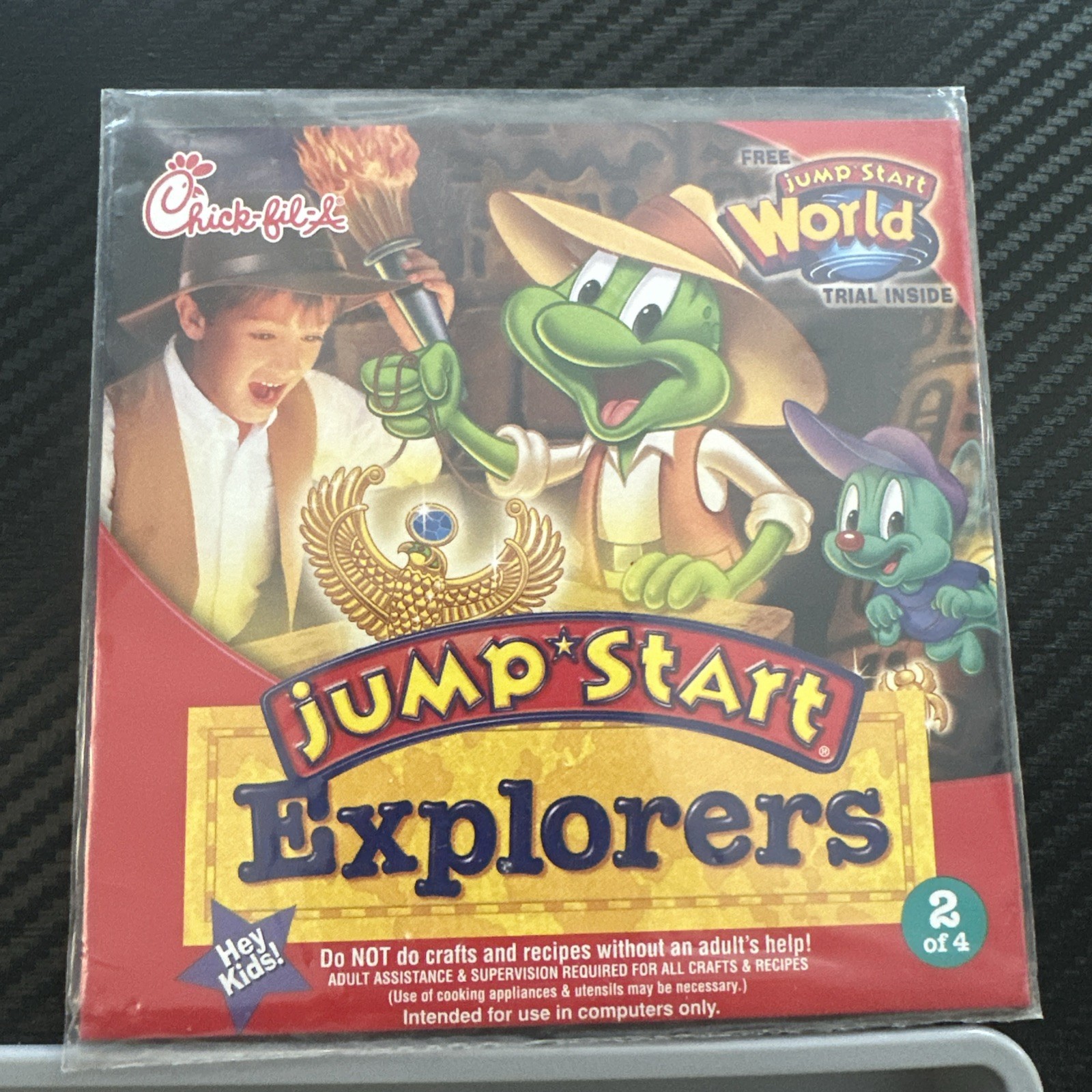 Jump Start Explorers Discover History Early 2007 PC Game Chick-Fil-A