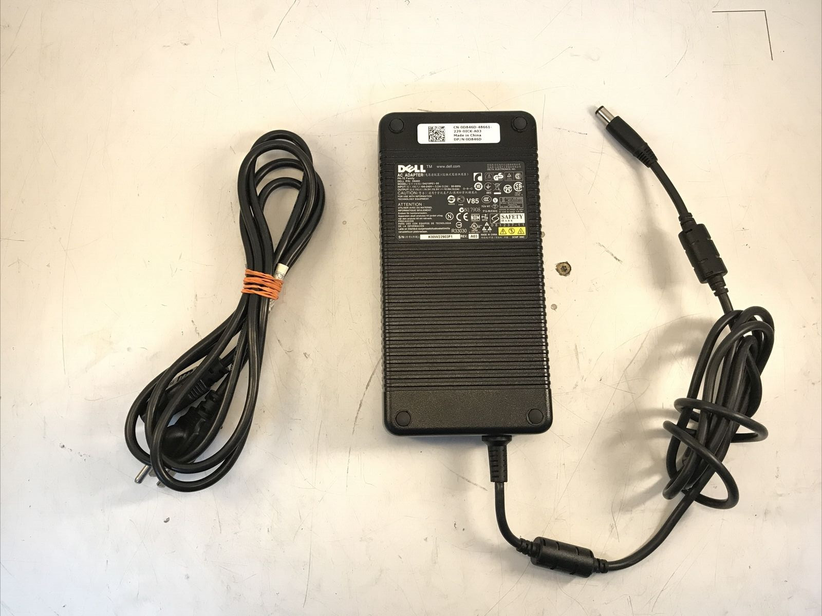OEM Dell DA210PE1-00 Power Adapter 210W 19.5V 10.8A PA-7E Family 7.4mm tip