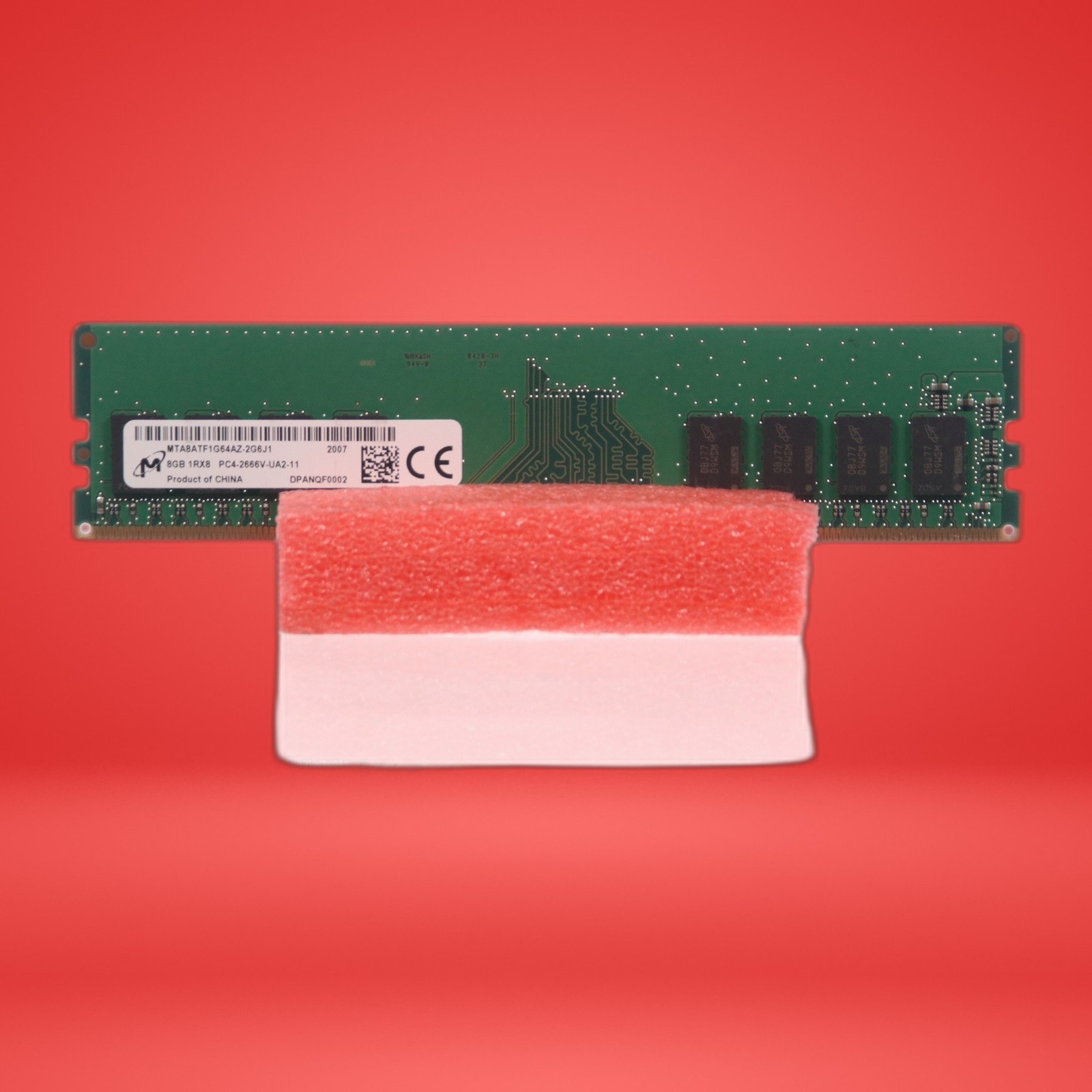 Micron MTA8ATF1G64AZ-2G6J1 8GB 1RX8 PC4-2666V-UA2-11 Desktop RAM