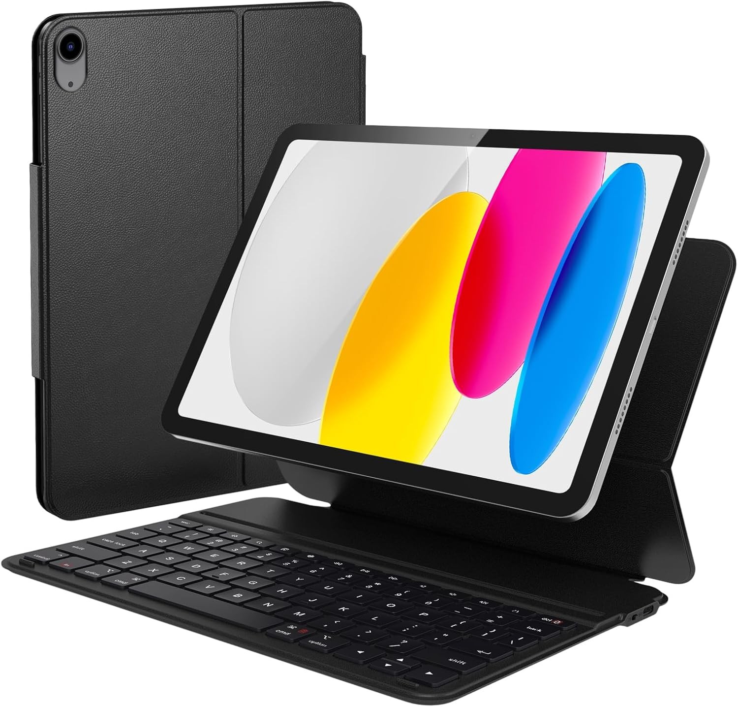 Case for iPad 11th/10th Gen 10.9’’ - Magnetic Detachable Wireless Keyboard Cover